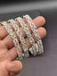 American diamond 4pcs bangle set - Silver