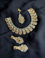 Pure zircon necklace set