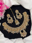 Zircon necklace set with teeka