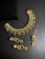 Zircon necklace set with teeka