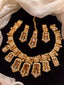 Zircon necklace set with teeka
