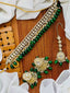 Kundan choker set with teeka