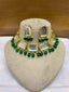 Indian kundan set with back meena