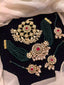 Kundan choker set with jhumar