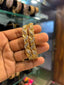 Gold plated openable bangle pair