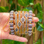 Gold plated premium zircon bangles