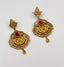 Gold plated earrings