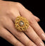 Gold plated rajwari ring