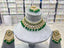 Kundan necklace set with teeka