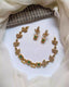 Gold plated delicate zircon set