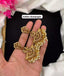 Gold plated jarao earrings