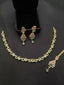 Delicate AD zircon necklace set
