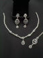 Indian zircon necklace set