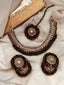 Heavy gajra jhumki teeka set