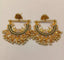 Gold plated designer earrings