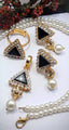 Egyptian locket set with maala