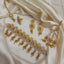 Zircon choker set with ring