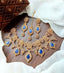 Zircon necklace with teeka