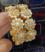 Kundan bangle pair-056