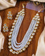 Indian kundan maala with back meena