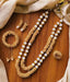 Heavy gajra maala set with ring