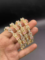 American diamond bangle set