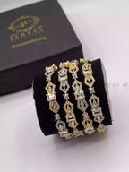 American diamond bangle set