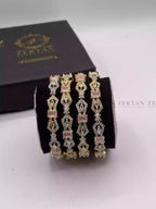 American diamond bangle set