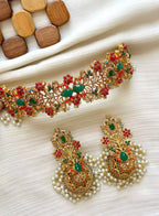 Noratan Choker set with jhumki