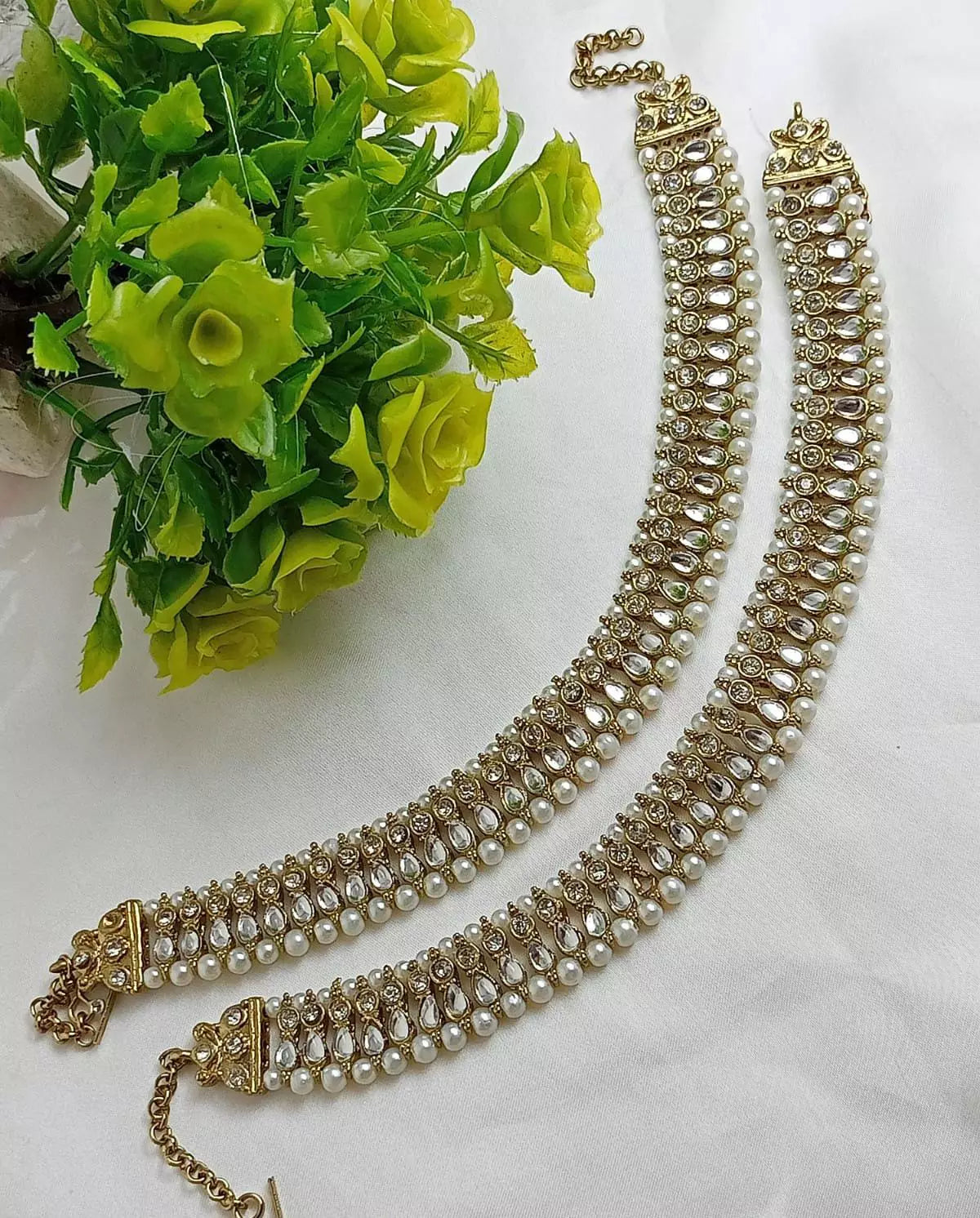 Kundan Anklet Pair Main image