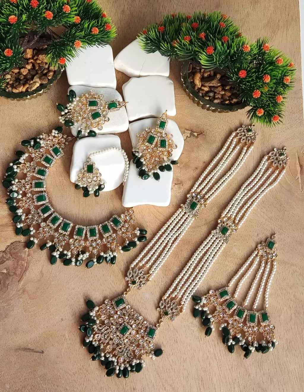 Complete zircon bridal package