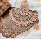 Heavy bridal set with jhumar