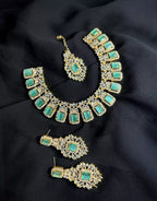 Pure zircon necklace set