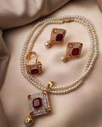 Egyptian pendant set with ring