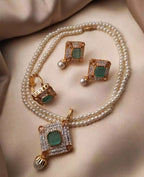 Egyptian pendant set with ring