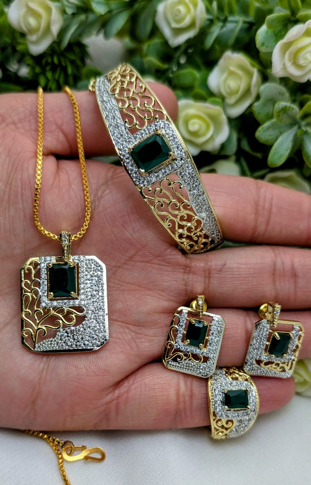 Gold plated combo set