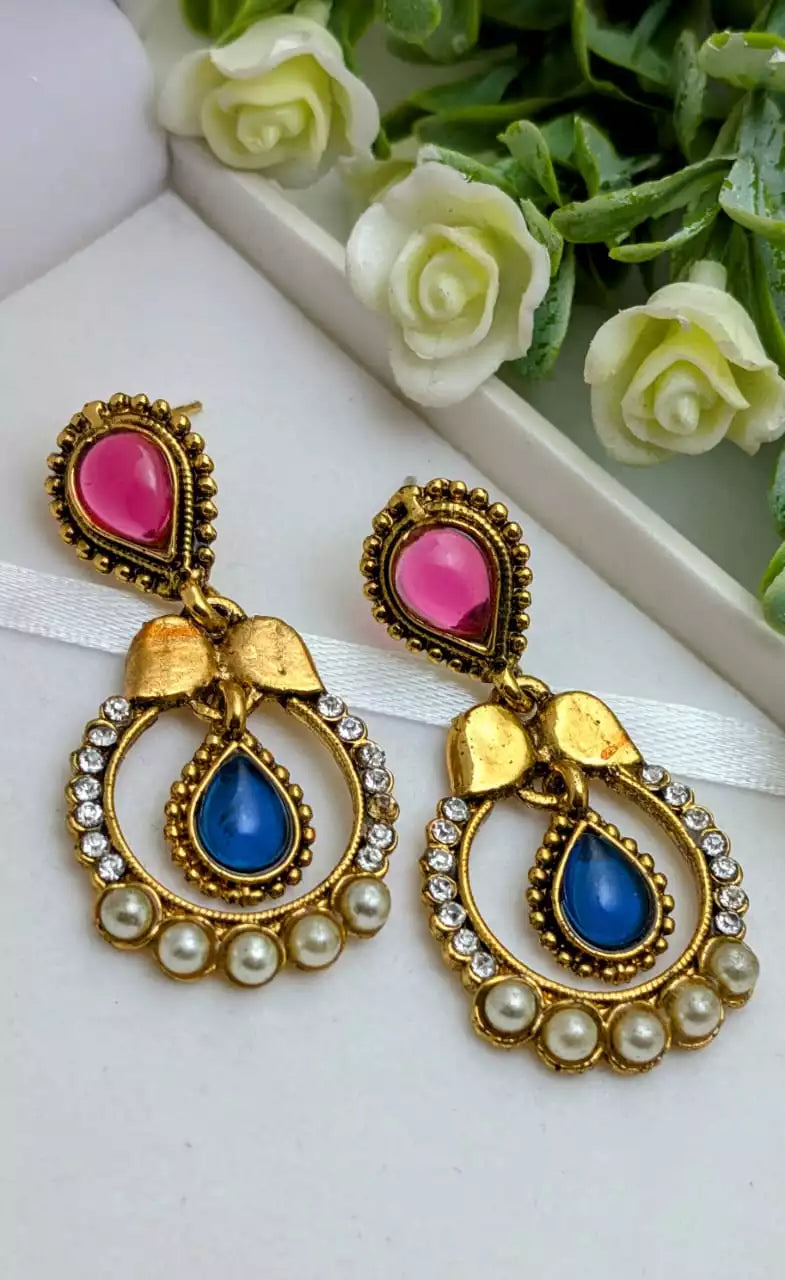 Rajwari style earrings