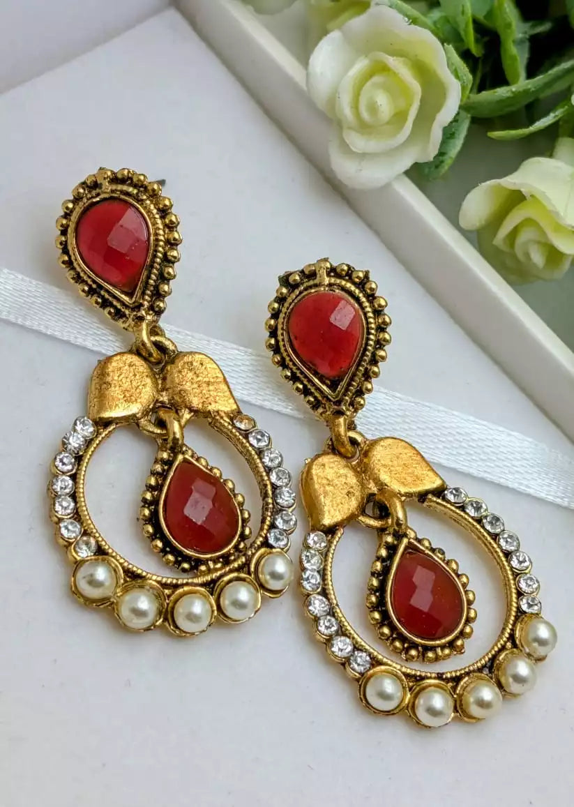 Rajwari style earrings