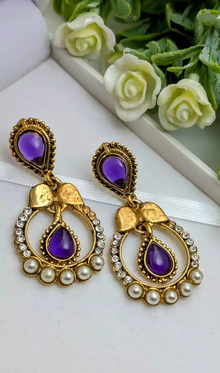 Rajwari style earrings