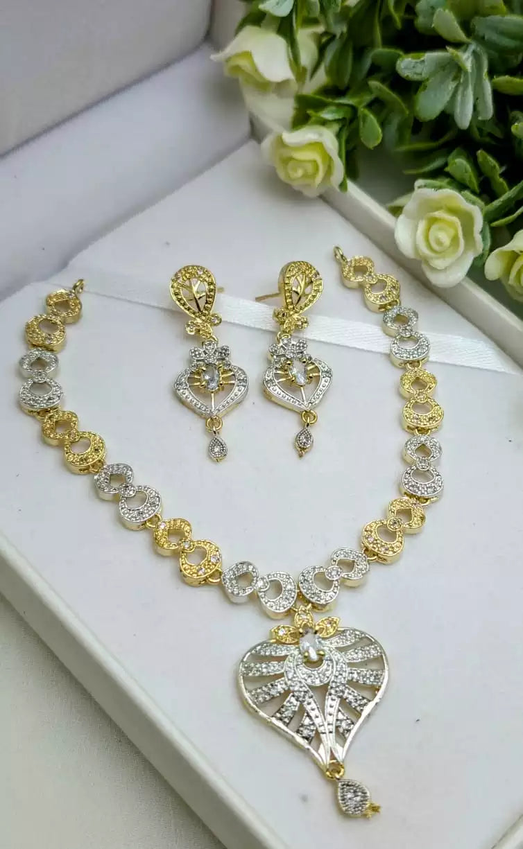 Zircon necklace set