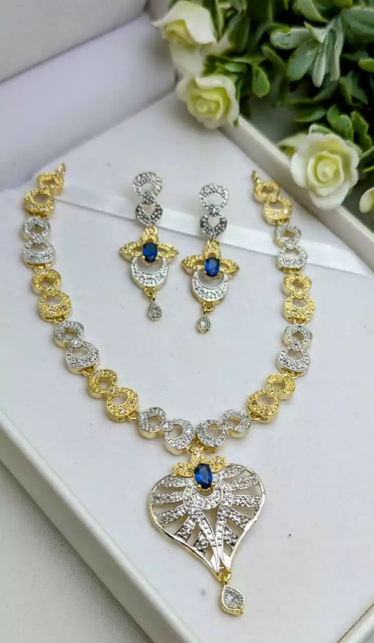 Zircon necklace set