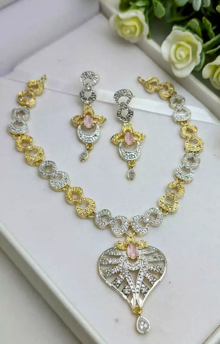 Zircon necklace set