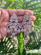 Zircon Long Earrings