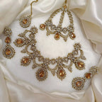 High quality bridal set with jhumar