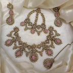 High quality bridal set with jhumar