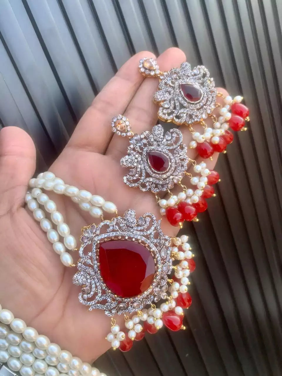 Doublet jarao maala set