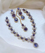 AD necklace set with teeka