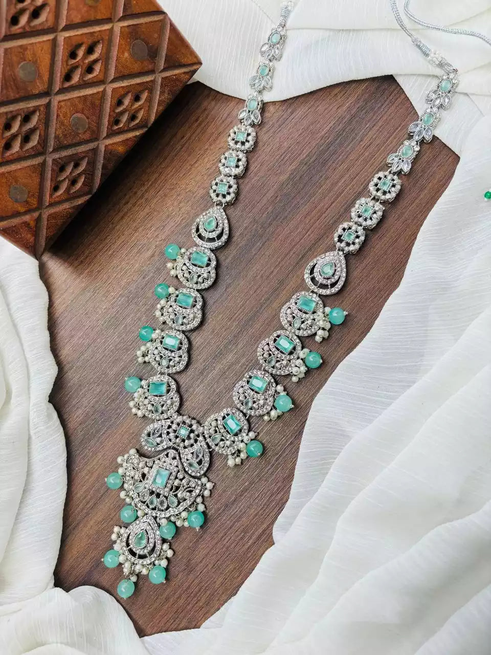 Zircon Long Maala Set