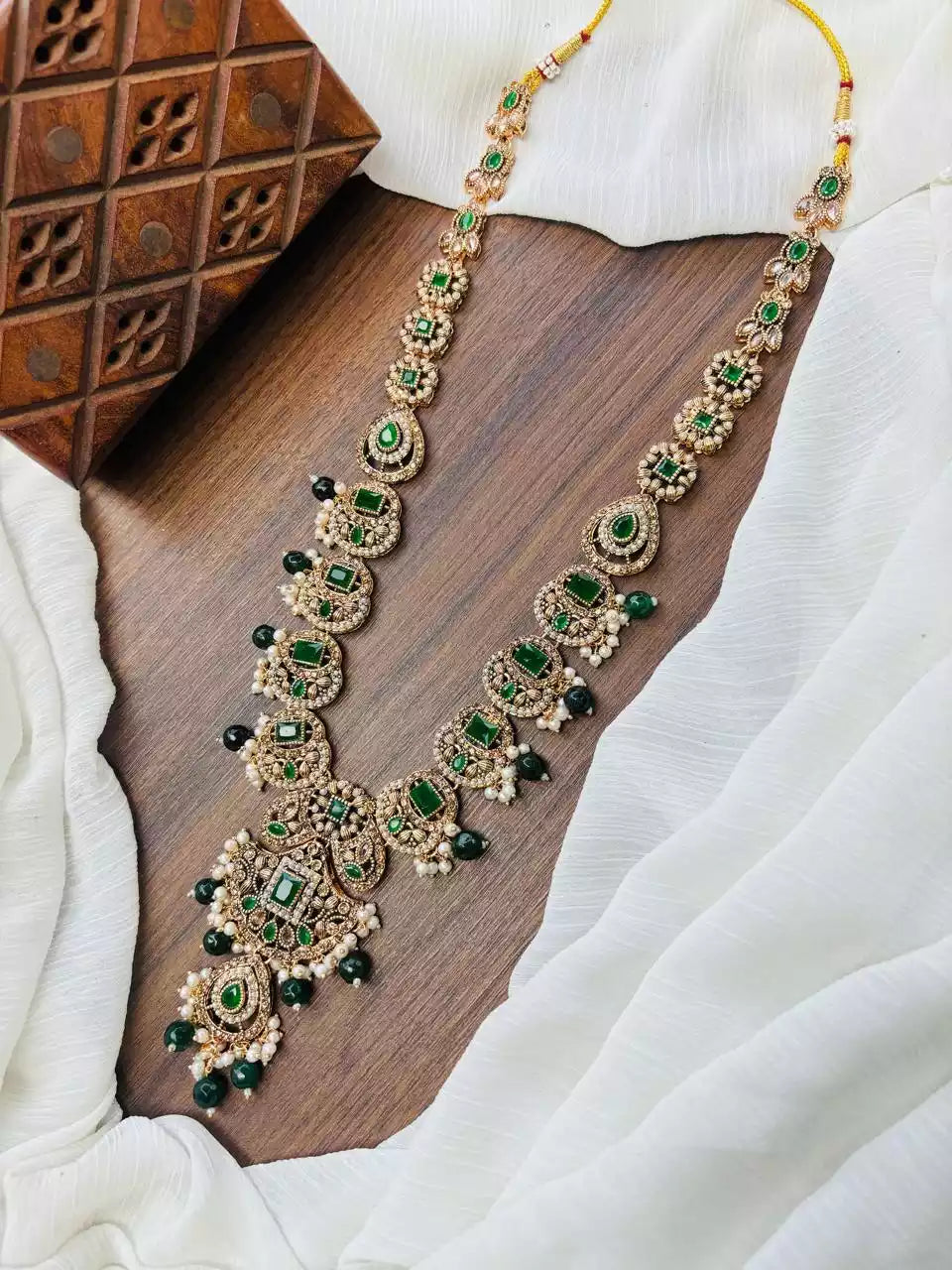 Zircon Long Maala Set