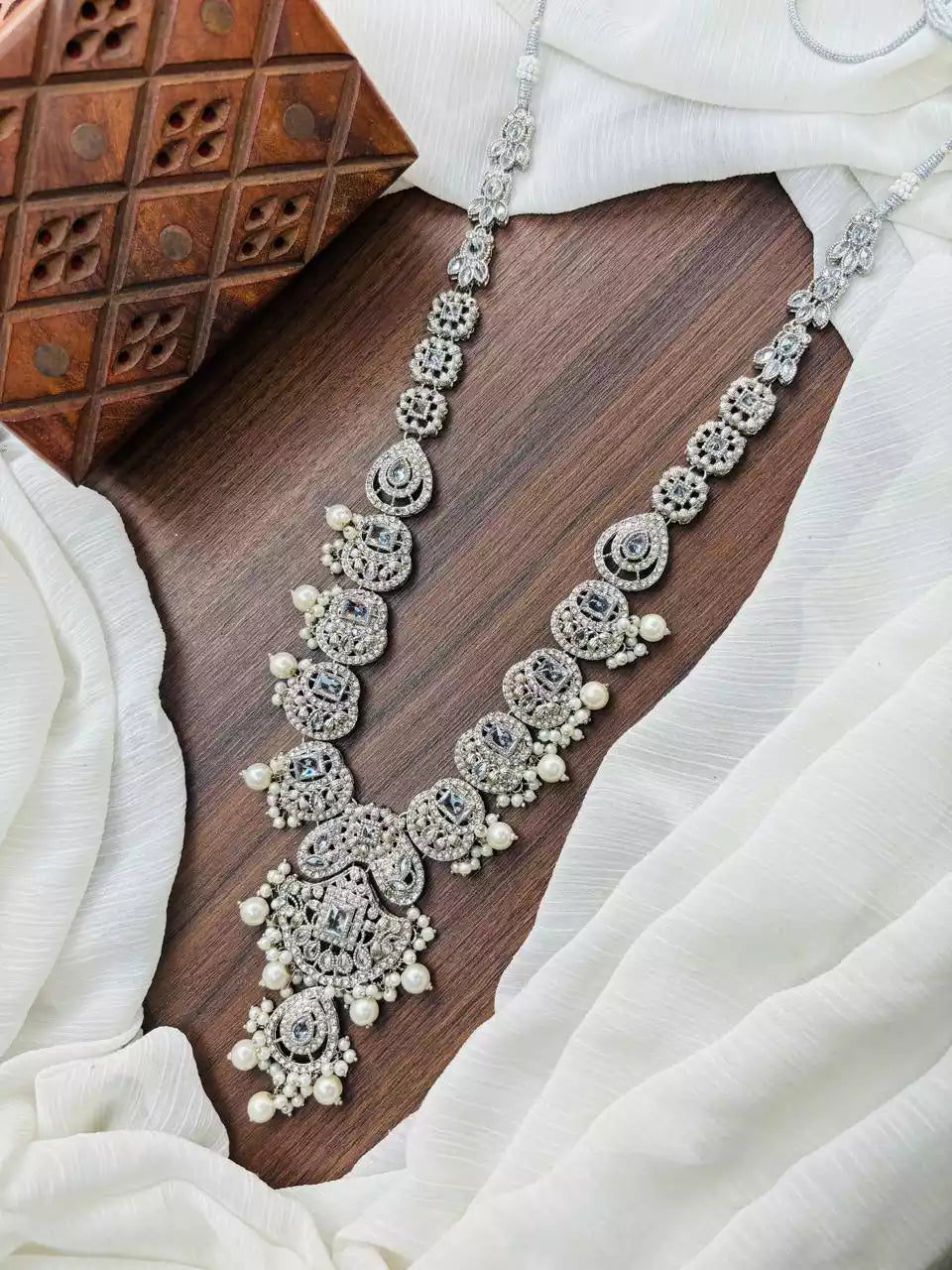 Zircon Long Maala Set
